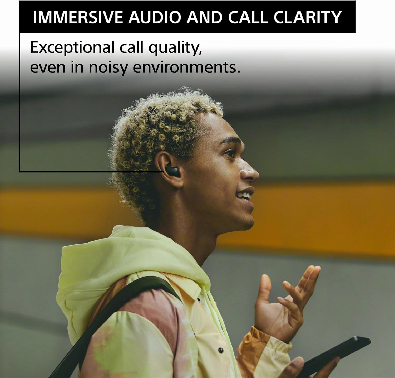 Sony LinkBuds Fit Truly Wireless Noise Canceling Earbud Headphones, Small & Light with Newly Developed Air Fitting Supporters, Black