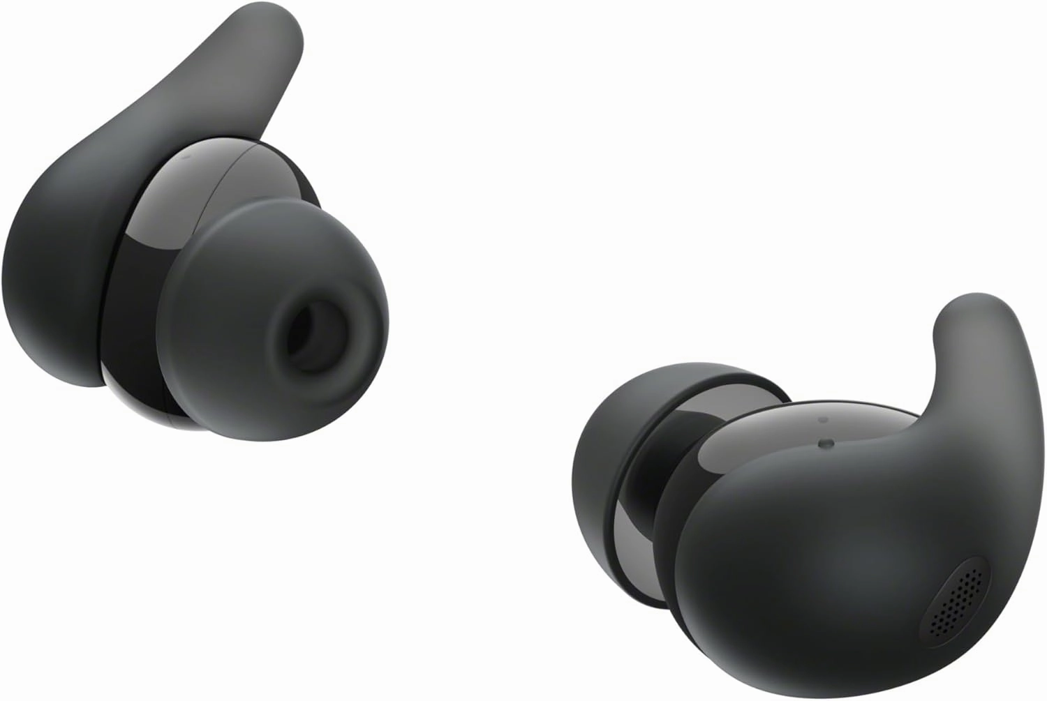 Sony LinkBuds Fit Truly Wireless Noise Canceling Earbud Headphones, Small & Light with Newly Developed Air Fitting Supporters, Black