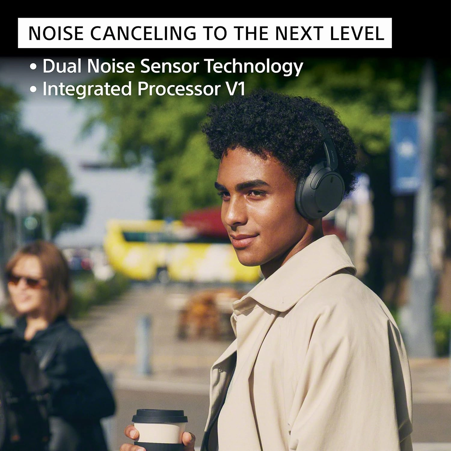 Sony WH-CH720N Noise Canceling Wireless Headphones Bluetooth Over The Ear Headset with Microphone, Pink