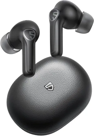 SoundPEATS T3 Pro Wireless Earbuds, 12mm Drivers Bass Stereo in Ear Headphones, Bluetooth 5.4, 28Hrs Playtime, Call Noise Cancellation, IPX4 Waterproof Earphones for Kids, Sleep, Ebooks, Podcasts