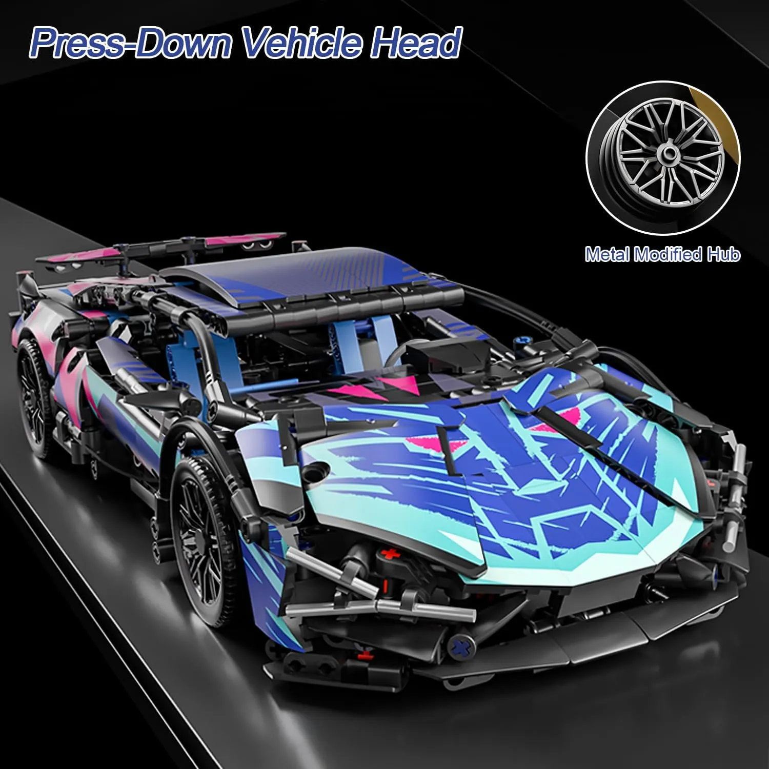 Sport Race Car Building Block Sets for Adults Boys,Racing Supercar Toys Kits Collectible 1:14 MOC Model Construction Birthday Gifts for Teens Age 8-12 12-16,8 9 10 11 12 13 14 14 (1314 PCS)