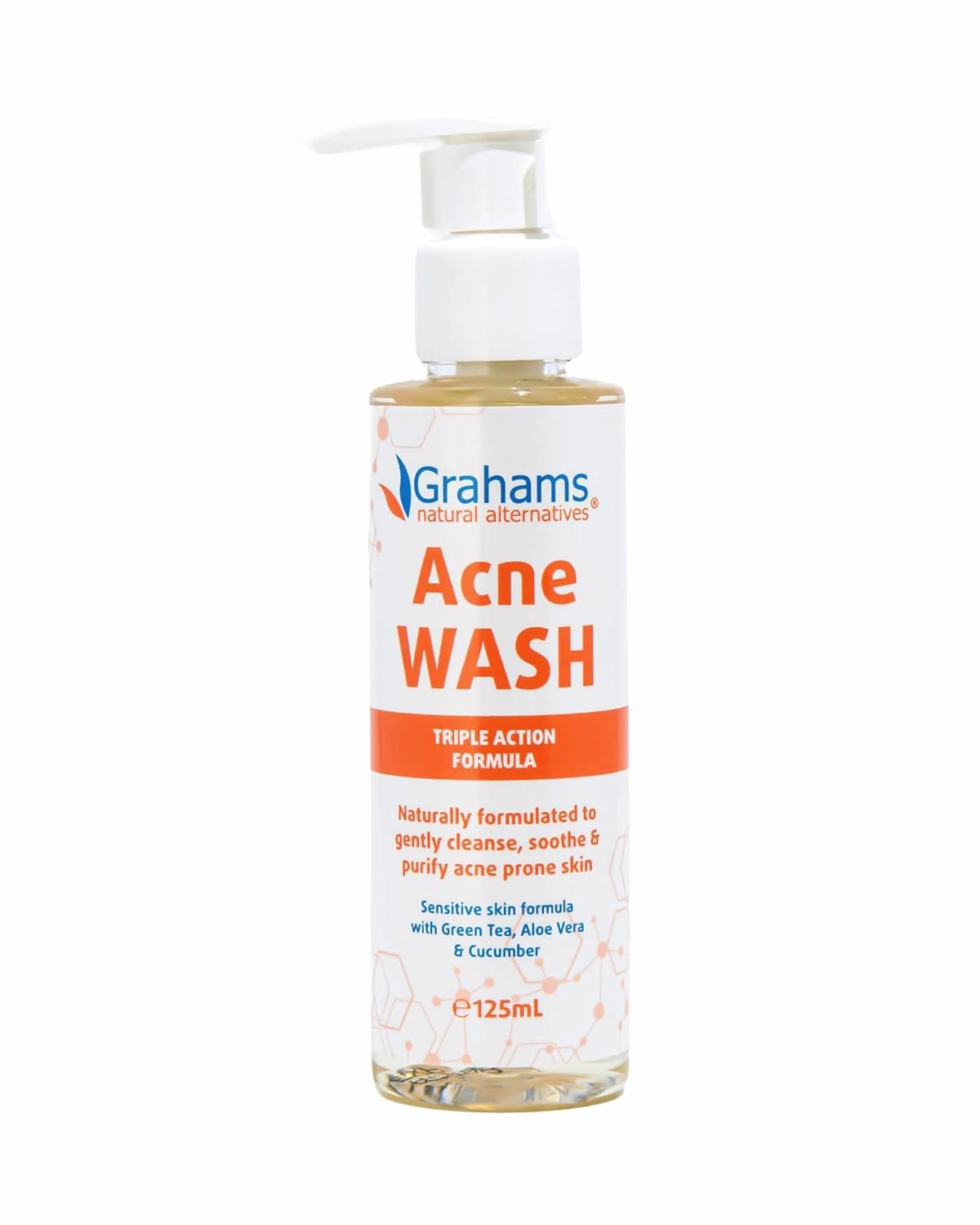 Spot Treatment Acne Face Wash & Body Wash 125ml | Soothing Blemish Control Facial Cleanser for Acne Prone Skin | Aloe Vera, Cucumber & Green Tea Extract | For Sensitive Skin