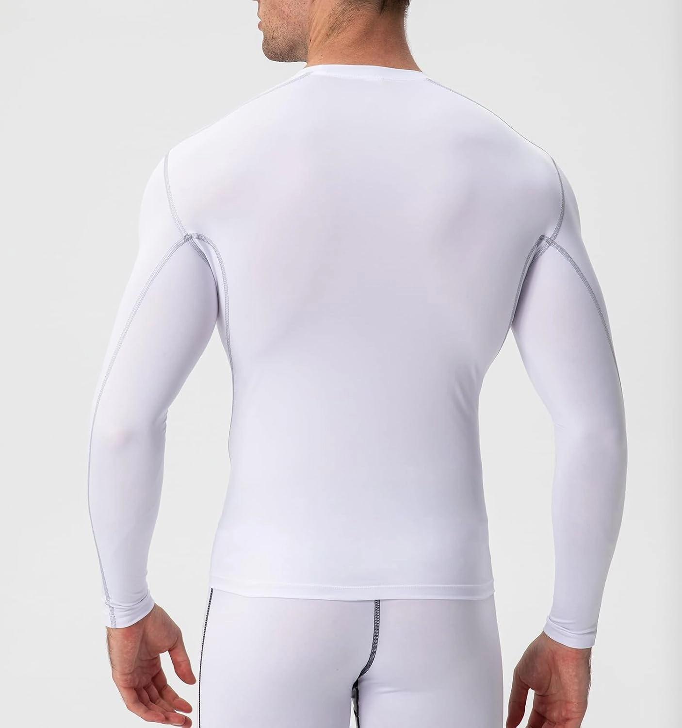 SPVISE Compression Shirt Men Long Sleeve Athletic Workkout Tops Dry Fit Gym Base Layer Undershirts Running Basketball Cycling