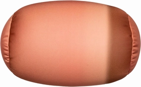 Squishy Microbead Neck Pillow, 7Inch x 12Inch Soft Travel Body Bed Pillow Bean Pillow for Kids Adult Chair Sleeping Car Seat, Fun Dormroom (Brown Colorful)