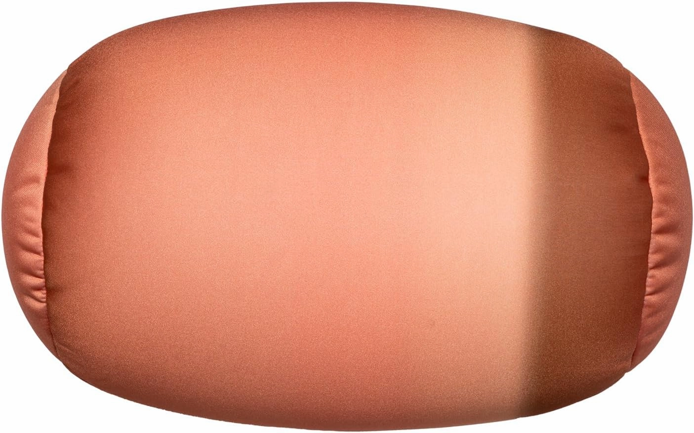 Squishy Microbead Neck Pillow, 7Inch x 12Inch Soft Travel Body Bed Pillow Bean Pillow for Kids Adult Chair Sleeping Car Seat, Fun Dormroom (Brown Colorful)
