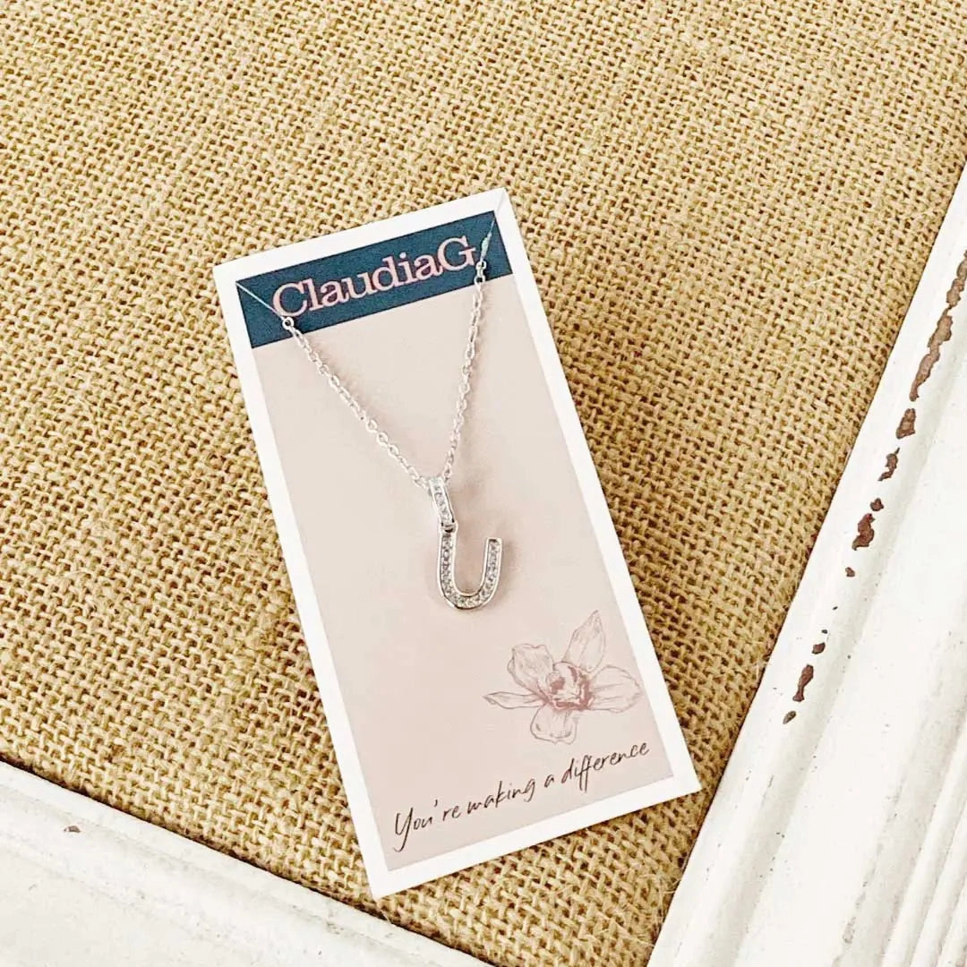 Stainless Steel Letter Necklace