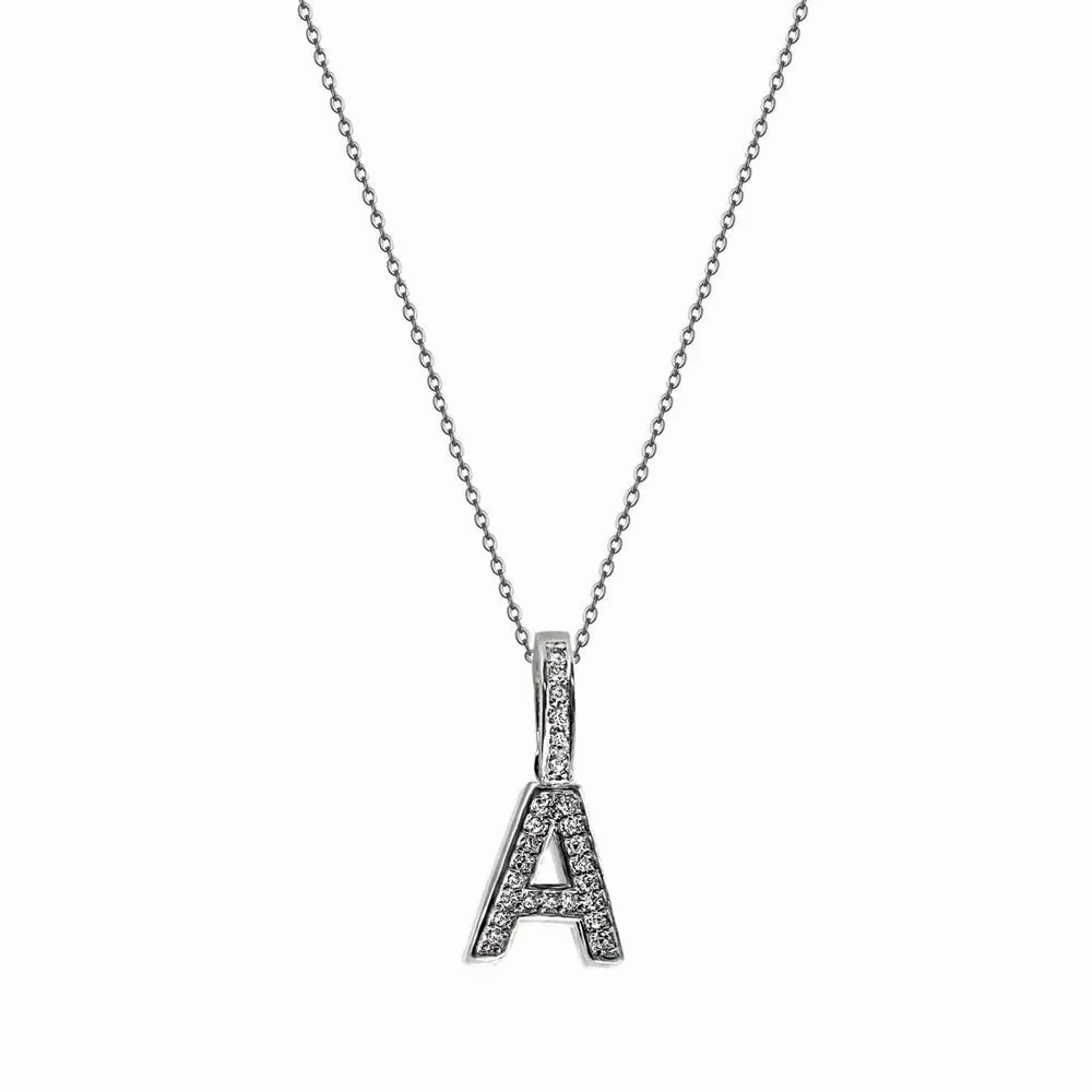 Stainless Steel Letter Necklace