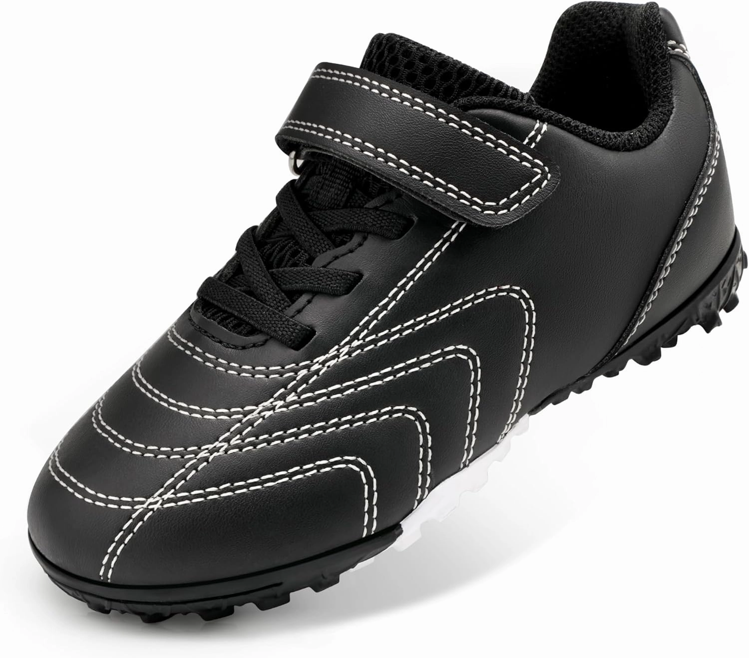 Stelle Boys Girls Indoor Soccer Shoes Kids Turf Shoes Baseball/Softball Futsal Athletic Cleats for Toddler/Little/Big Kid