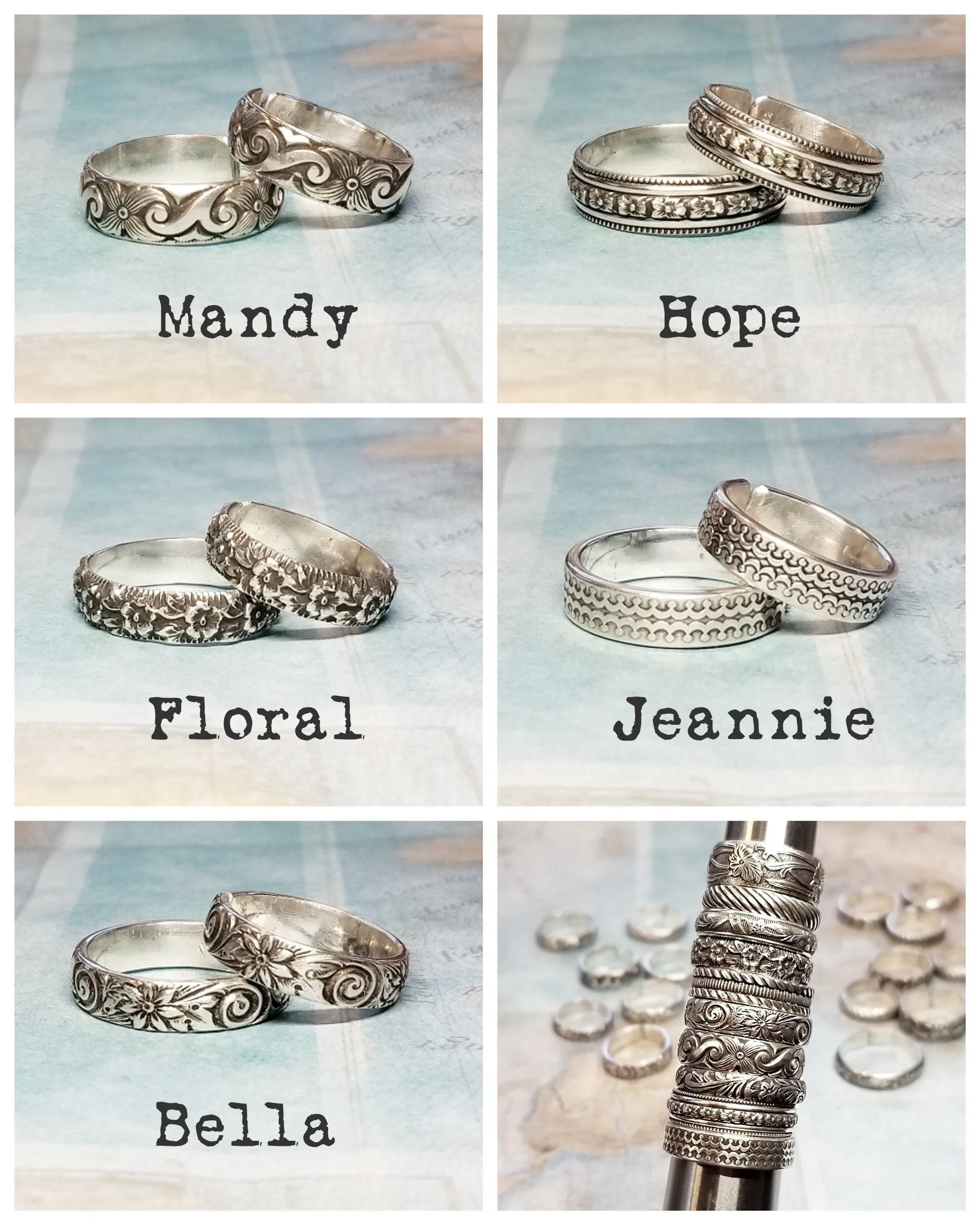 Sterling Silver Stacker Rings