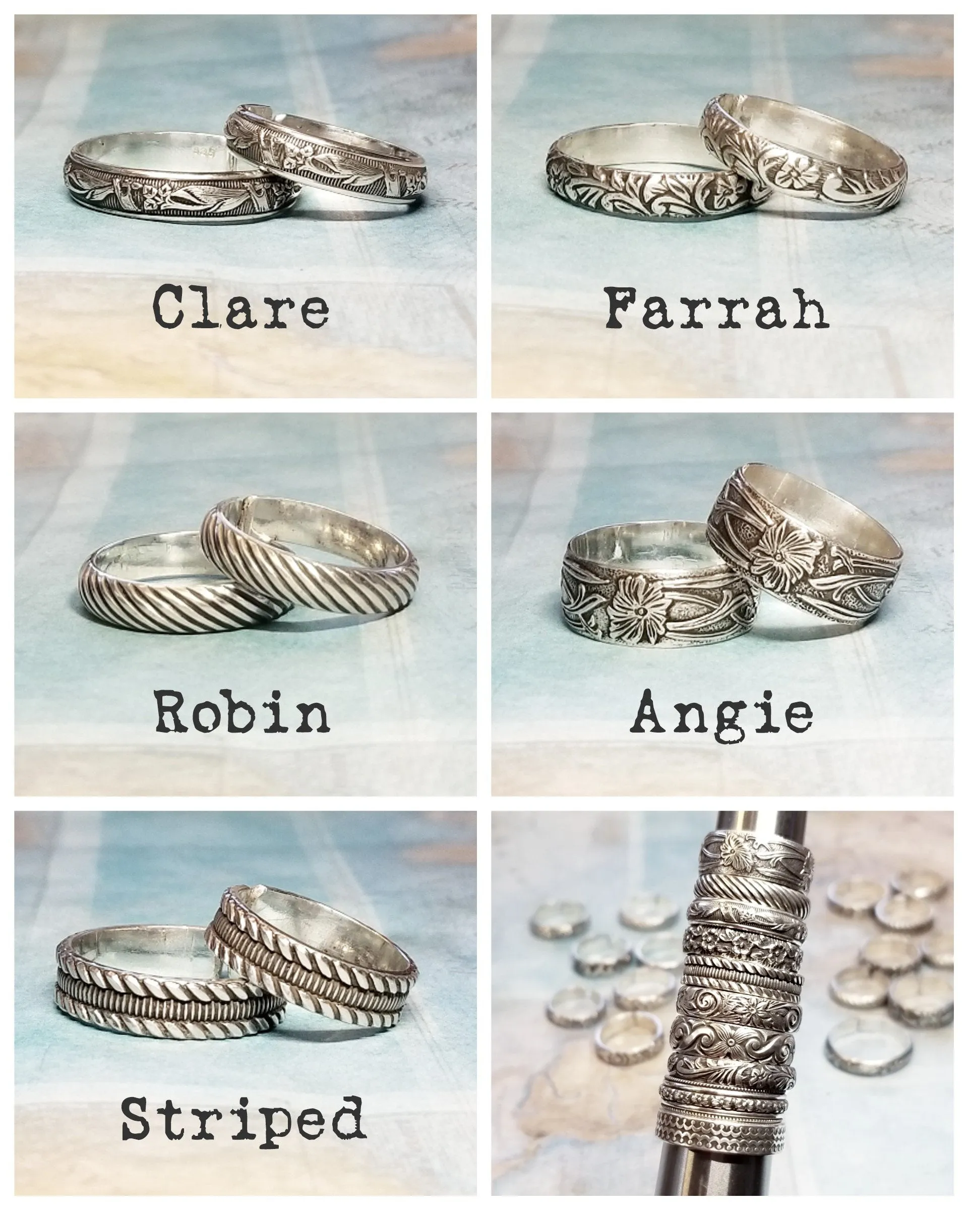 Sterling Silver Stacker Rings