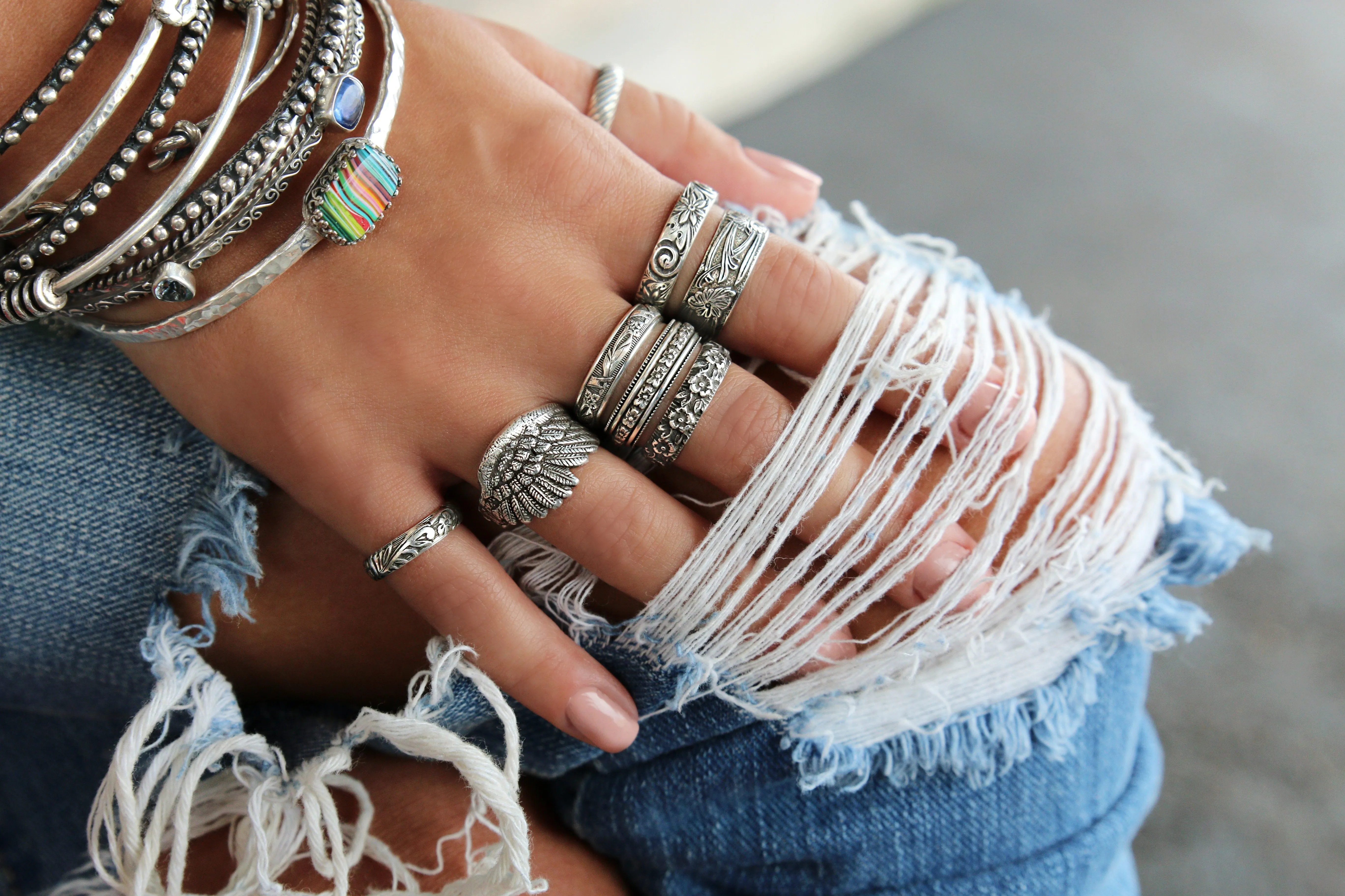 Sterling Silver Stacker Rings