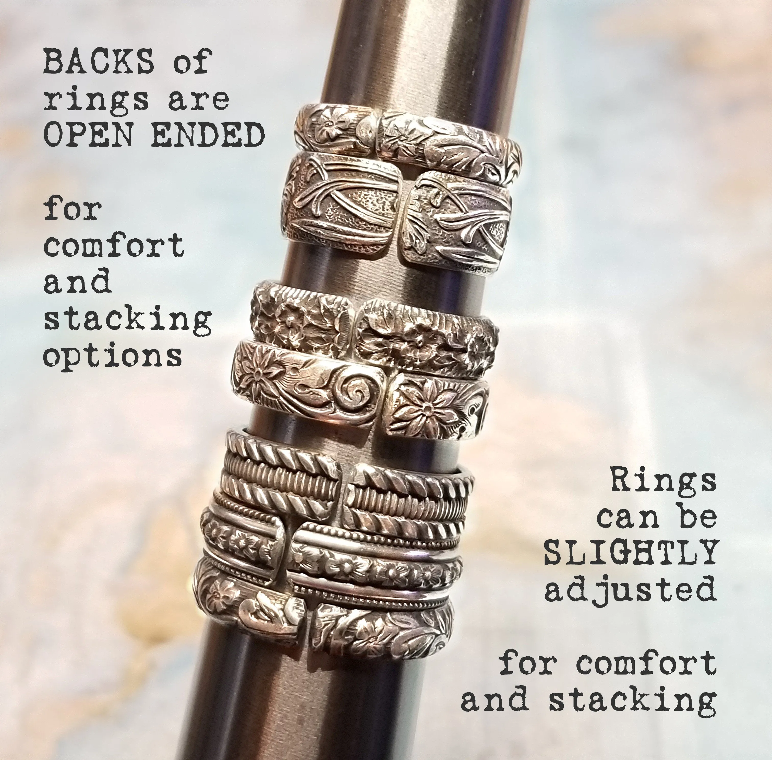 Sterling Silver Stacker Rings