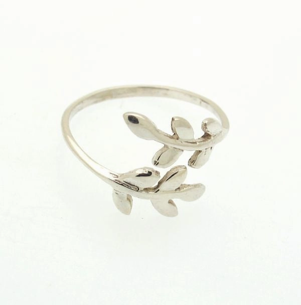Sterling Silver Leaf branch Ring