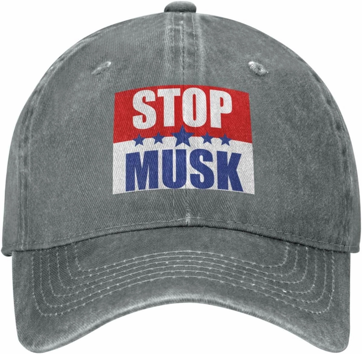 Stop Musk Anti Cowboy Hat Women Baseball Cap Ball Caps Men Trucker Cap Outdoor Sports Adjustable Dad Hat Black