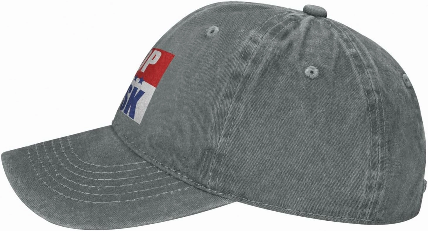 Stop Musk Anti Cowboy Hat Women Baseball Cap Ball Caps Men Trucker Cap Outdoor Sports Adjustable Dad Hat Black