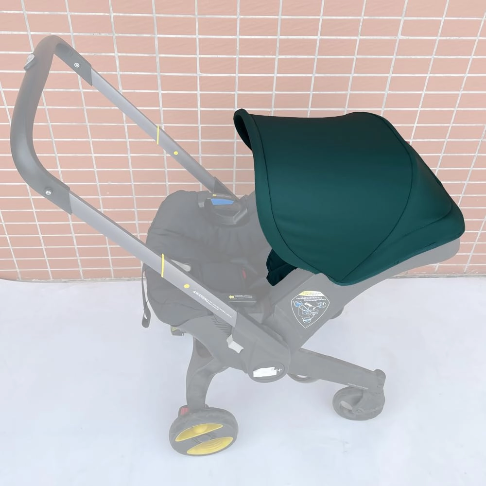 Stroller Replacement Accessories Canopy, Colorful Sun Shade Compatible with Doona Car Seat & Strollers (Blackish Green)