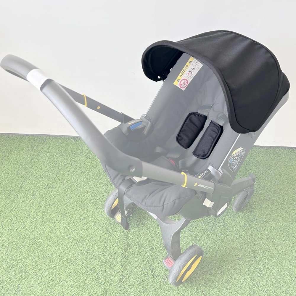 Stroller Replacement Accessories Canopy, Waterproof Sun Shade Compatible with Doona Car Seat & Strollers (Black)