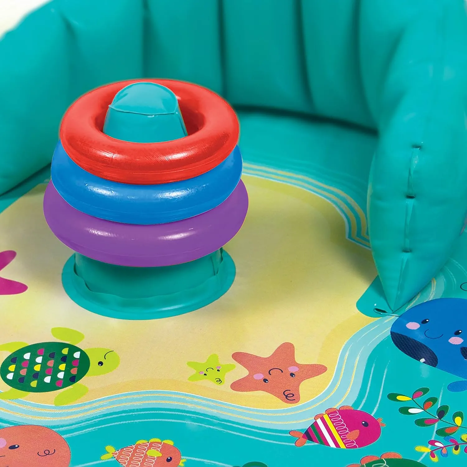 SwimSchool Infant Baby Pool Floats, Free Swimming, Super Buoyant – Ages 6-24 Months – Multiple Colors/Styles – Adjustable Canopies and Seats, Splash & Play Baby Floaties