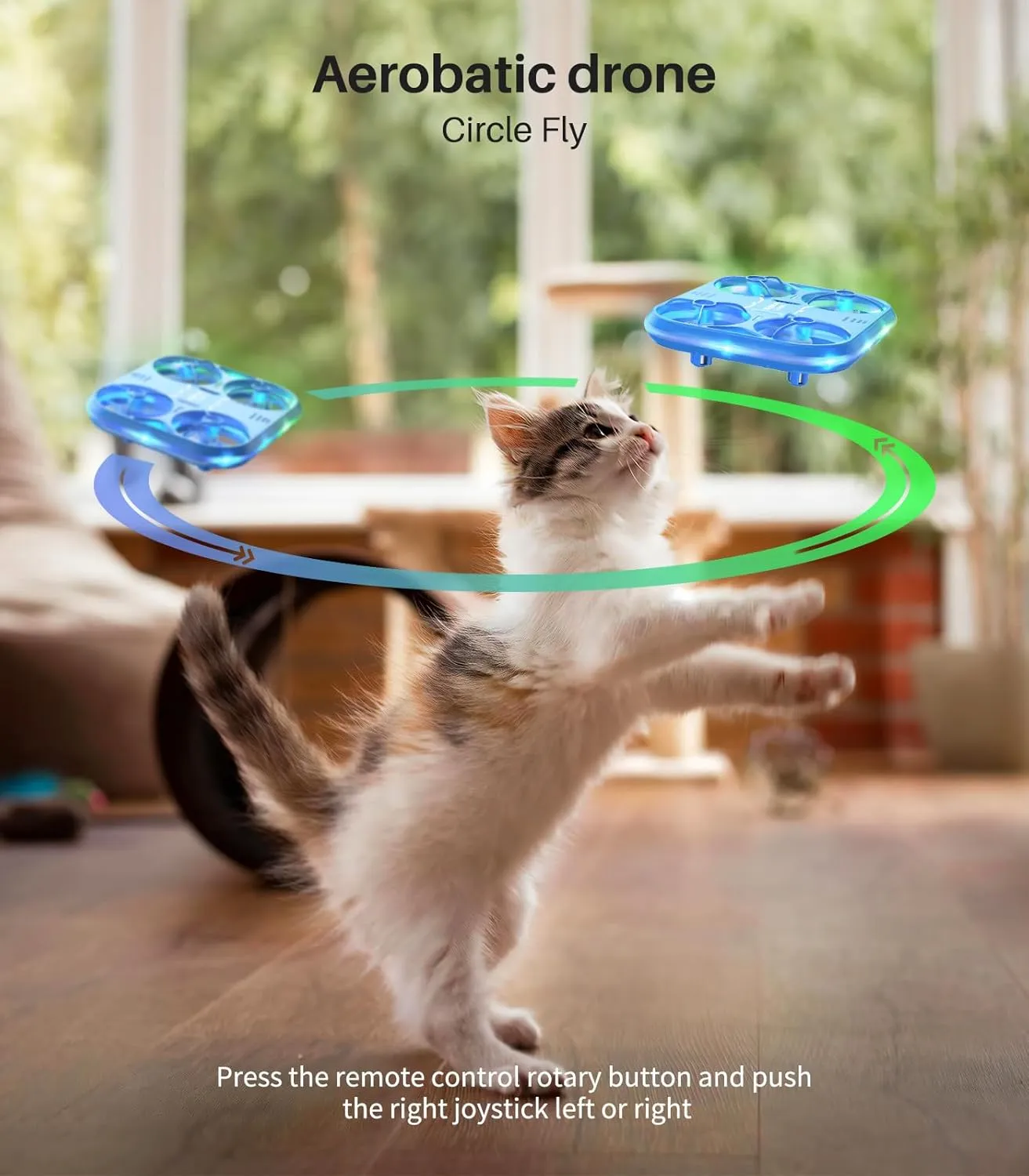 SYMA Mini Drone with LED Lights - X880 Stunt Quadcopter with 3D Flip, Altitude Hold, Headless Mode Kids Drone with Full Protection, Perfect Helicopter Toy Gift for Boys and Girls