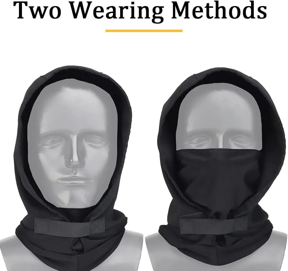 Tactical Mask Balaclava Mask Full face Protection Transparent Goggles Adjustable Skull Mask ,for Halloween Role Playing