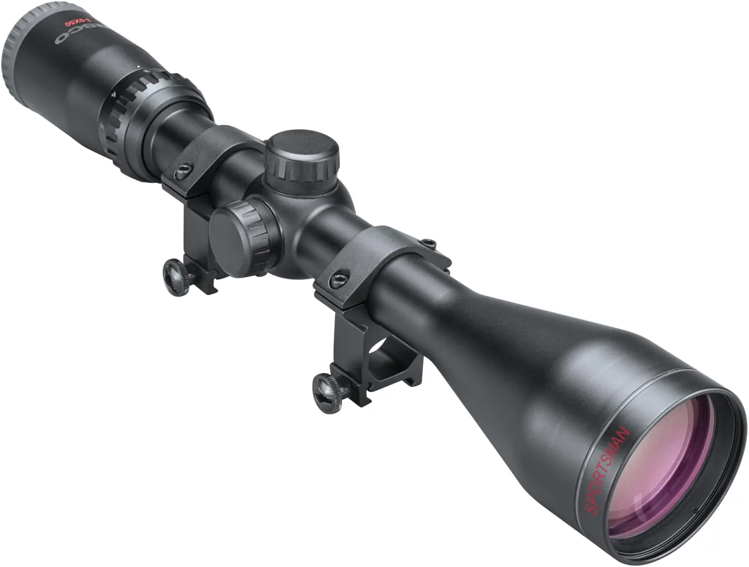 Tasco Sportsman 3–9X50mm Black Hunting Riflescope Rings, T3950