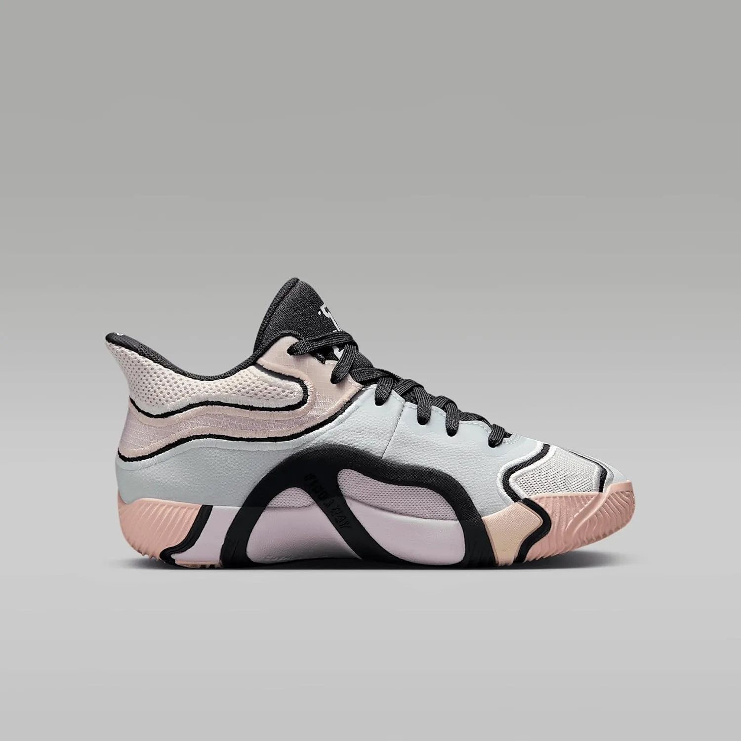 Tatum 3 Big Kids' Basketball Shoes (HF3136-008, Anthracite/Orange Pearl/Barely Green/Pale Ivory)
