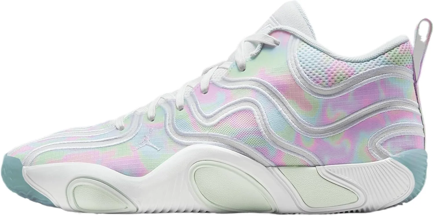 Tatum 3 "LNY Basketball Shoes (HF3084-103, Summit White/Football Grey/Barely Green)
