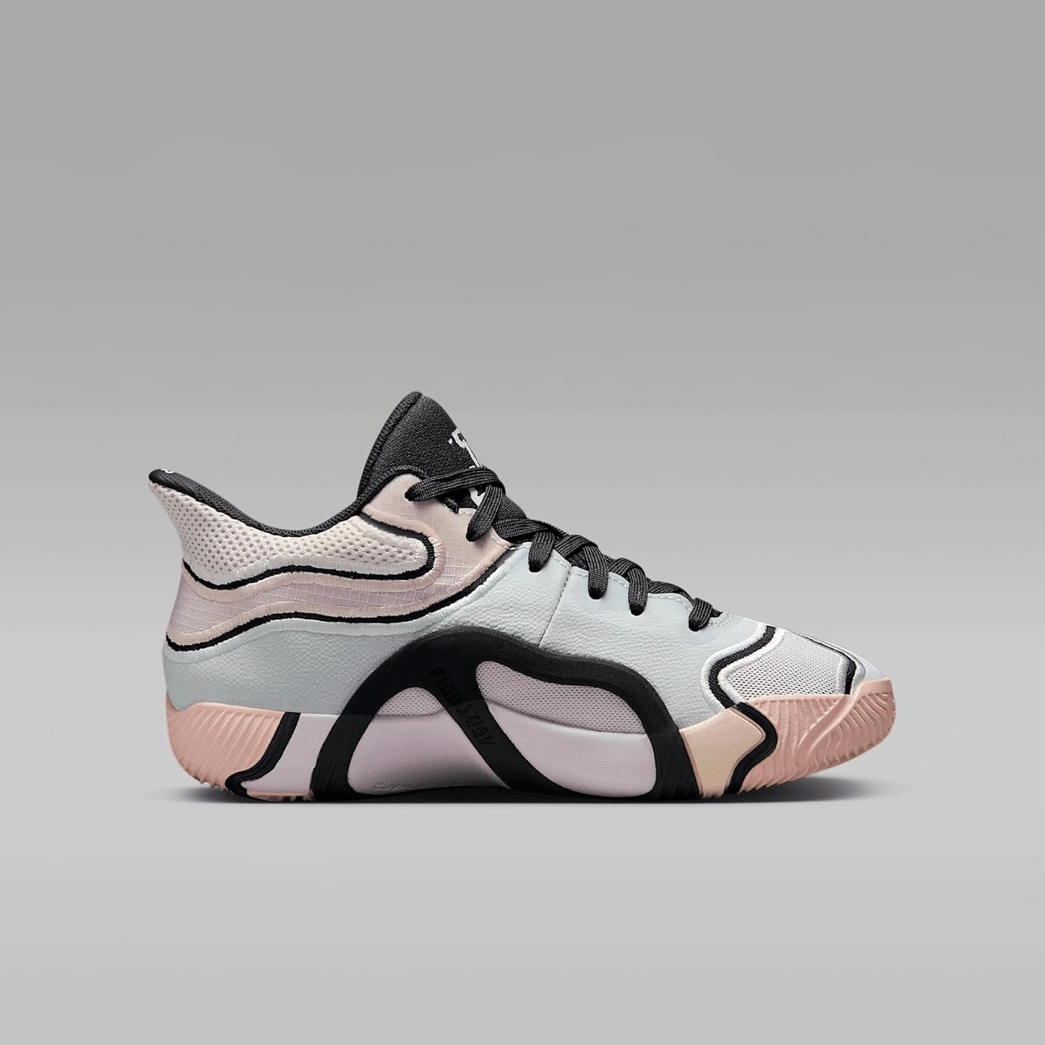 Tatum 3 Big Kids' Basketball Shoes (HF3136-008, Anthracite/Orange Pearl/Barely Green/Pale Ivory)