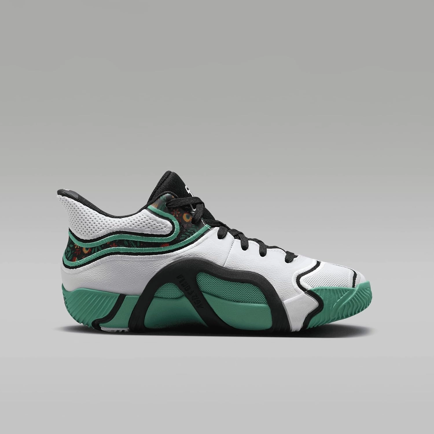 Tatum 3 Big Kids' Basketball Shoes (HF3136-103, White/Kinetic Green/Black)