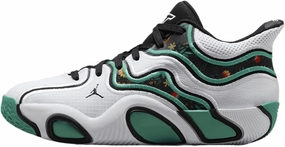 Tatum 3 Big Kids' Basketball Shoes (HF3136-103, White/Kinetic Green/Black)