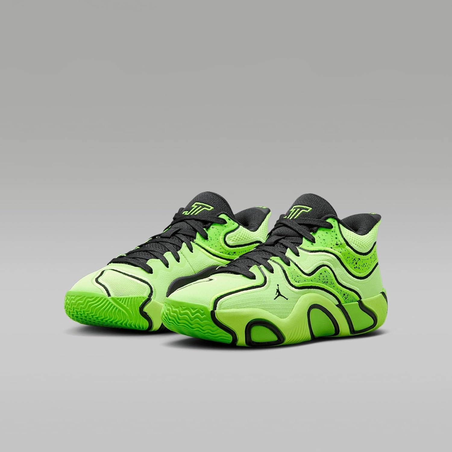 Tatum 3 Big Kids' Basketball Shoes (HV5894-300, Ghost Green/Electric Green/Black/Black)