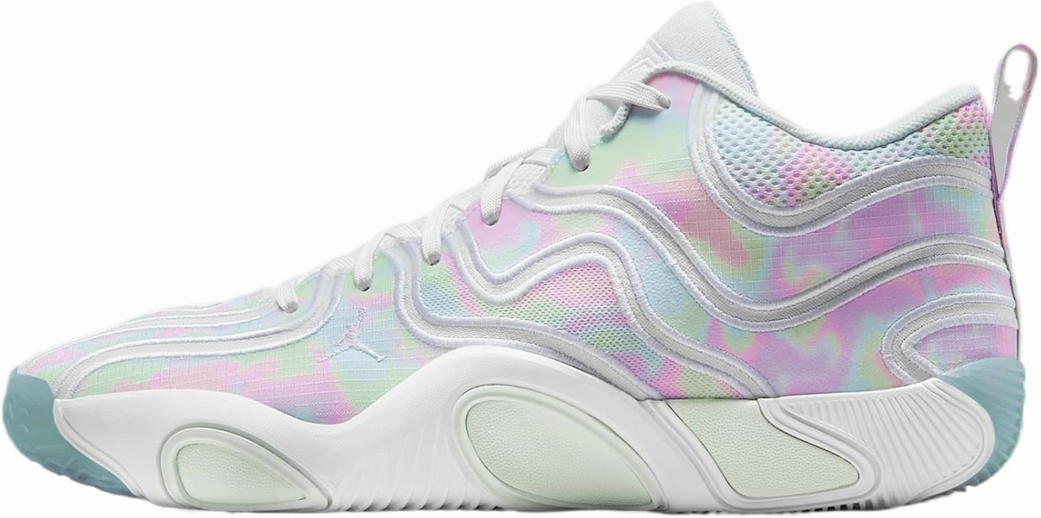 Tatum 3 "LNY Basketball Shoes (HF3084-103, Summit White/Football Grey/Barely Green) Size 12