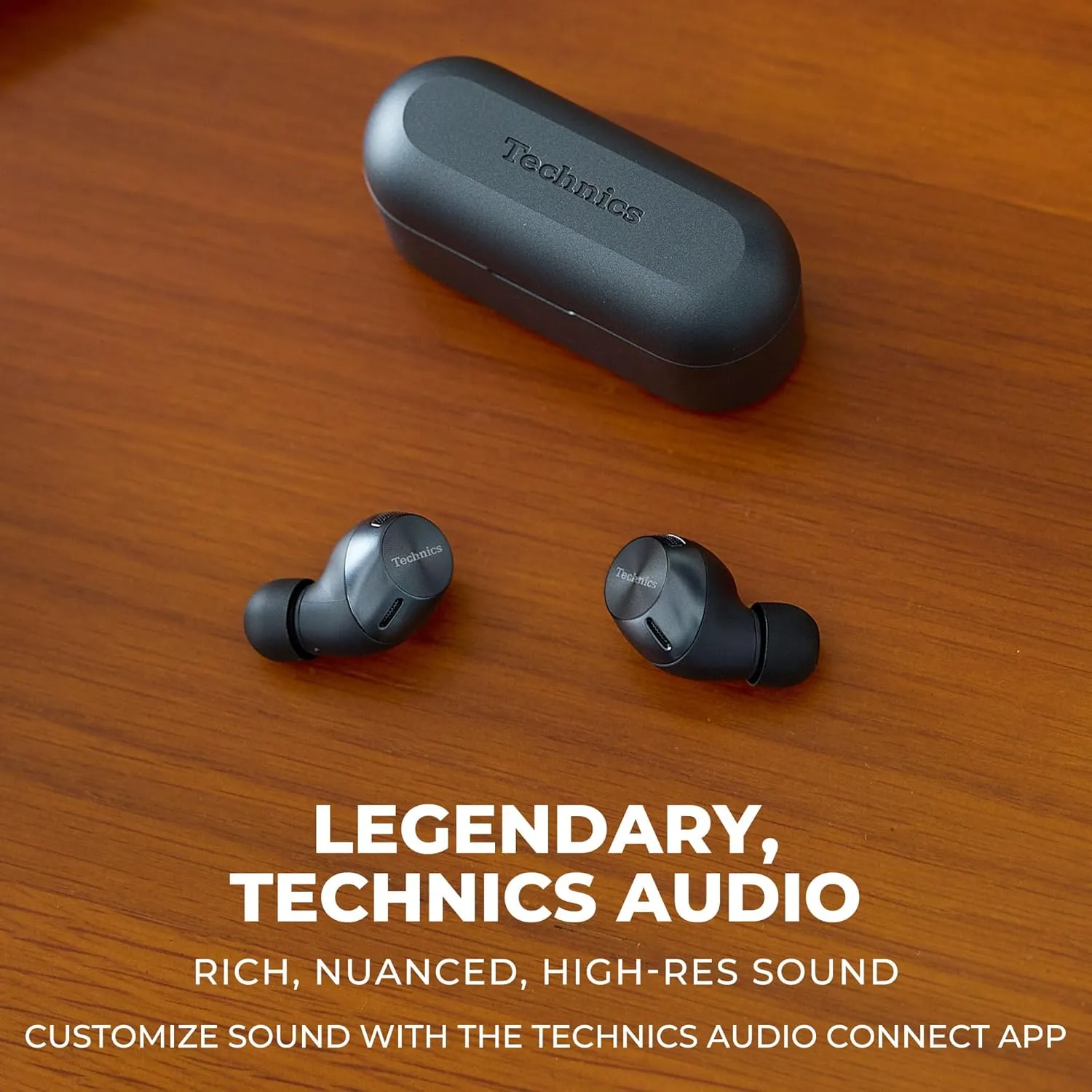 Technics HiFi True Wireless Multipoint Bluetooth Earbuds II, Active Noise Cancelling, 3 Device MultiPoint Connectivity, Impressive Call Quality, LDAC Compatible, EAH-AZ40M2-K (Black)