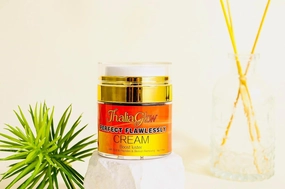 ThaliaGlow Perfect Flawlessly Cream, 24k Gold & Peptides, Blemish Removing Boost Luster