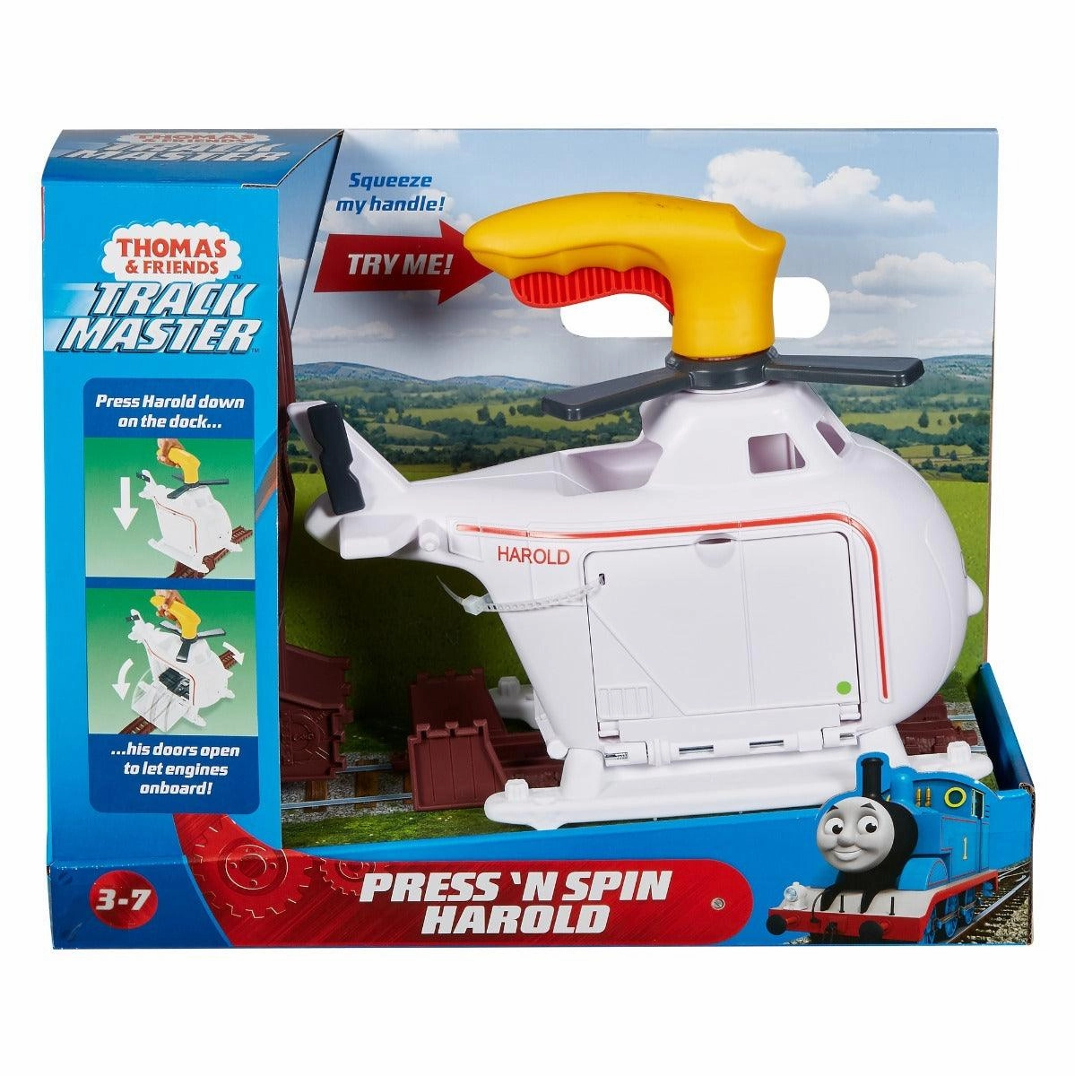 Thomas & Friends Trackmaster Press 'n Spin Harold