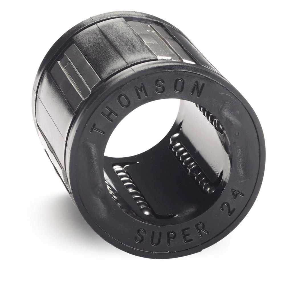 Thomson SUPER10-RP, Ball Bushing Bearing, Super, Closed, for end supported applications, self-aligning, Roll Packed; use with 0.625 in Diameter Shaft