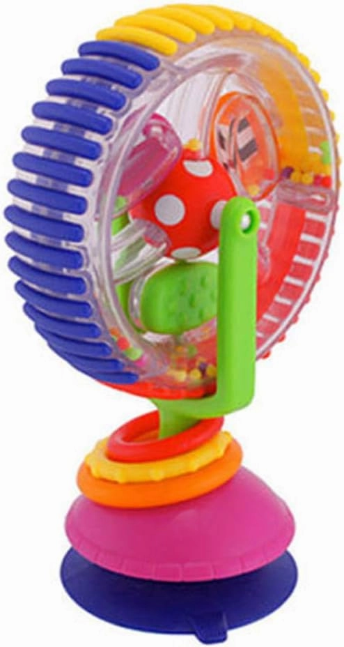 Three Color Rotating Ferris Wheel Toy for Babys - Ideal for Strollers and Early Educational Purposes (Colorful)