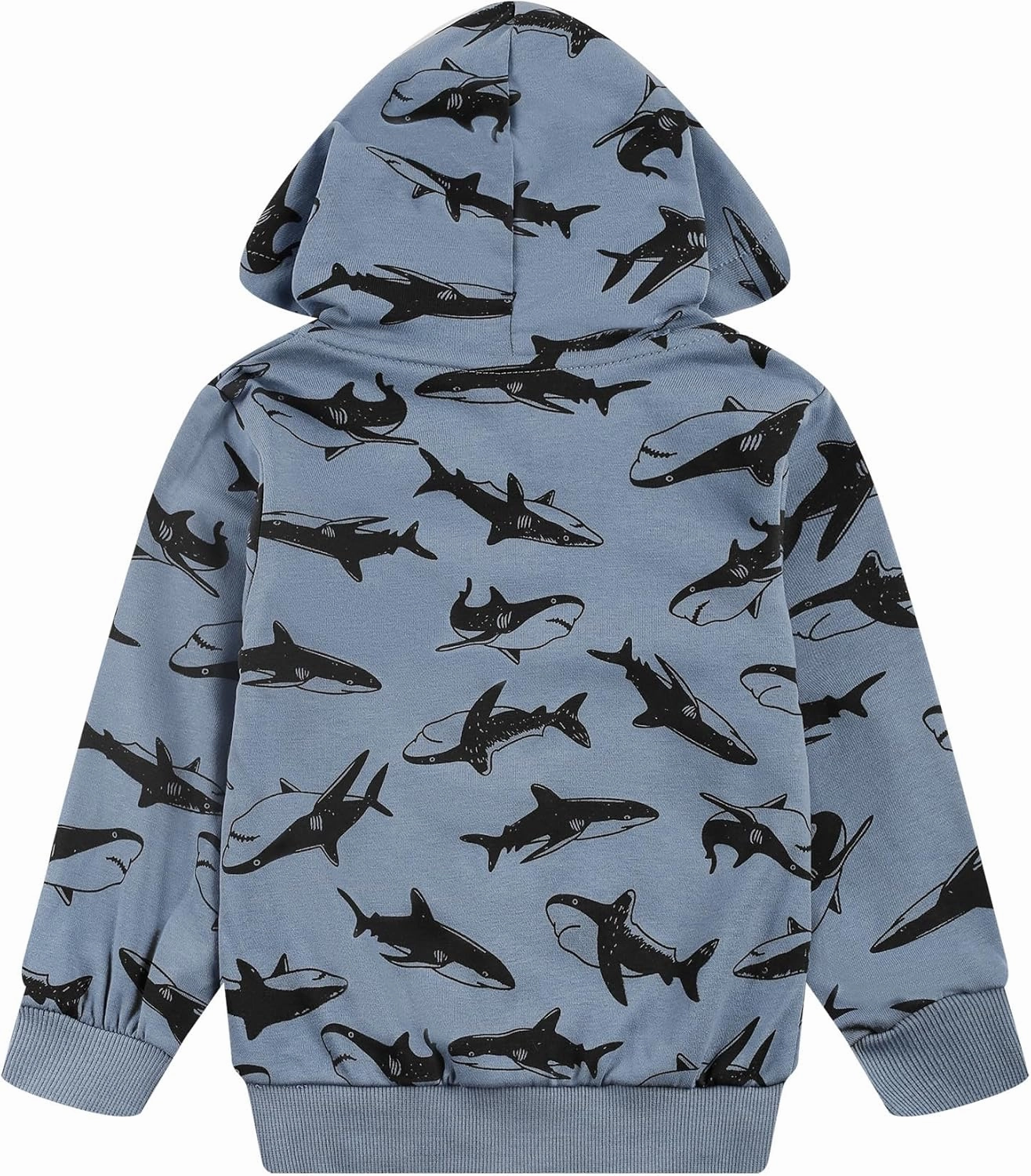 Toddler Zip Up Hoodie Sweatshirt Fall Clothes Boys Jacket With Hood 2-7 Years