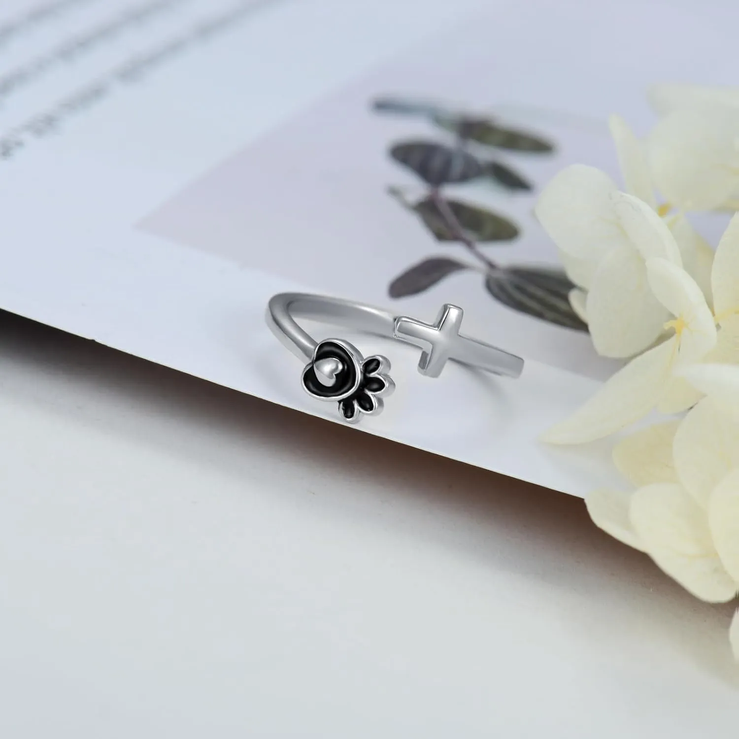 Toe Ring for Women 925 Sterling Silver Toe Rings Butterfly/Dragonfly/Pet Paw Prints Toe Rings Adjustable Beach Open Toe Rings