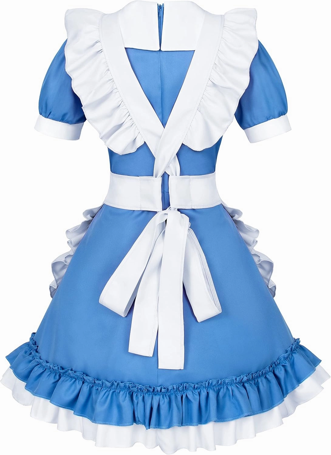 TOKYO REVENGERS Adjustable Retro Ruffle Maid Costume Apron Pockets With French headdress Socks set