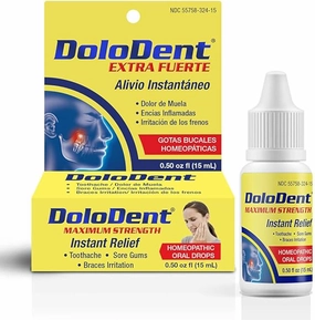 Tooth Pain Relief for Adults – 15 ml Tooth Ache Drops – Natural Oral Pain Relief for Toothaches, Sore Gums and Braces Irritation – Easy to Apply - Anti-Inflammatory Dental Drops