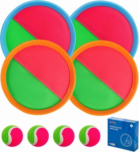 Toss and Catch Game Ball Set,Ball Catch Set Kids Pool Beach Outdoor Summer Toys Games Playground Balls Set for Kids Ages 4-8 Boys Girls