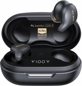 TOZO Golden X1 Wireless Earbuds Balanced Armature Driver and Hybrid Dynamic Driver, Bluetooth Headphones OrigX Pro, LDAC & Hi-Res Audio Wireless, Environment & Active Noise Cancellation Headset