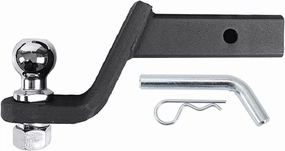 Trailer Hitch 9 Inch Drop Tow Bar W/50mm 2inch Ball Cover Mount Tongue Hitch Trailer Car RV Boat Parts Accessories Adjustable Hitch (Color : with 2 Inch Ball Size : 1) (with 50mm Ball 1)