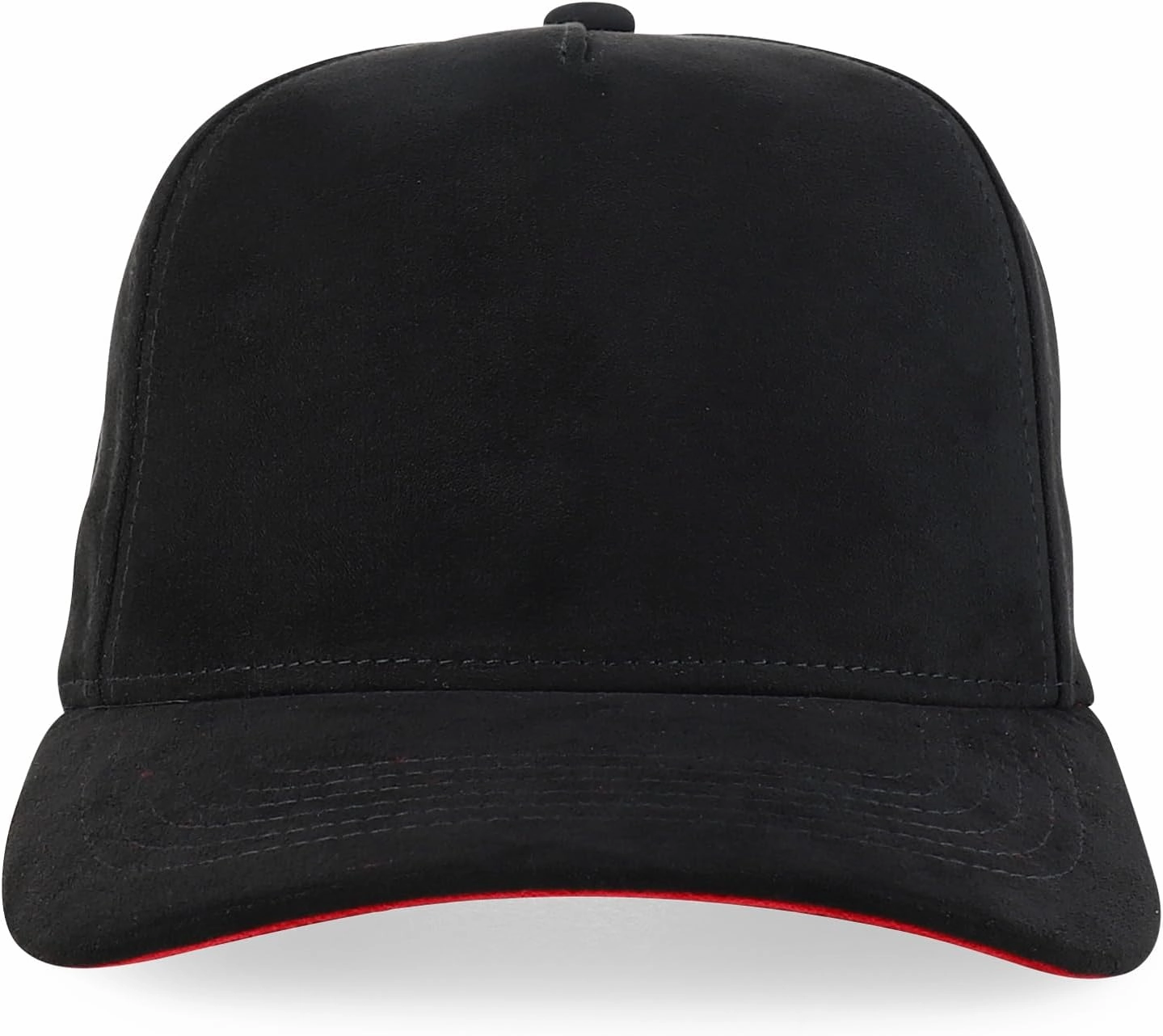 Trendy Apparel Shop 5 Panel Structured Soft Suede Snapback Ball Cap