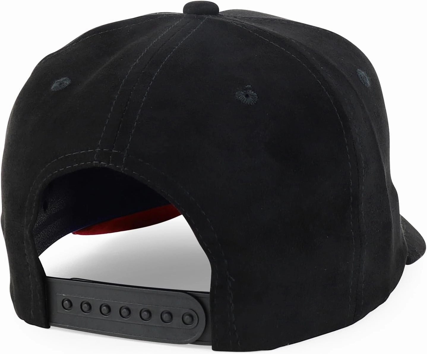 Trendy Apparel Shop 5 Panel Structured Soft Suede Snapback Ball Cap