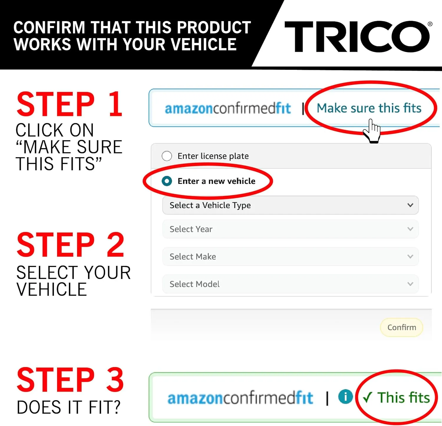 TRICO Diamond™ (25-2220) 22 Inch & 20 inch pack of 2 High Performance Automotive Replacement Windshield Wiper Blades For My Car Super Premium All Weather Beam Blade for Select Vehicle Models