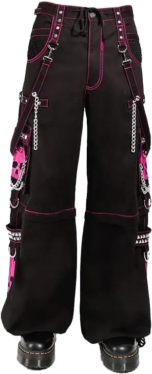 Tripp Super Skull Pants [Black/Pink] (US, Alpha, 3X-Large, Regular, Regular, Black and Pink)