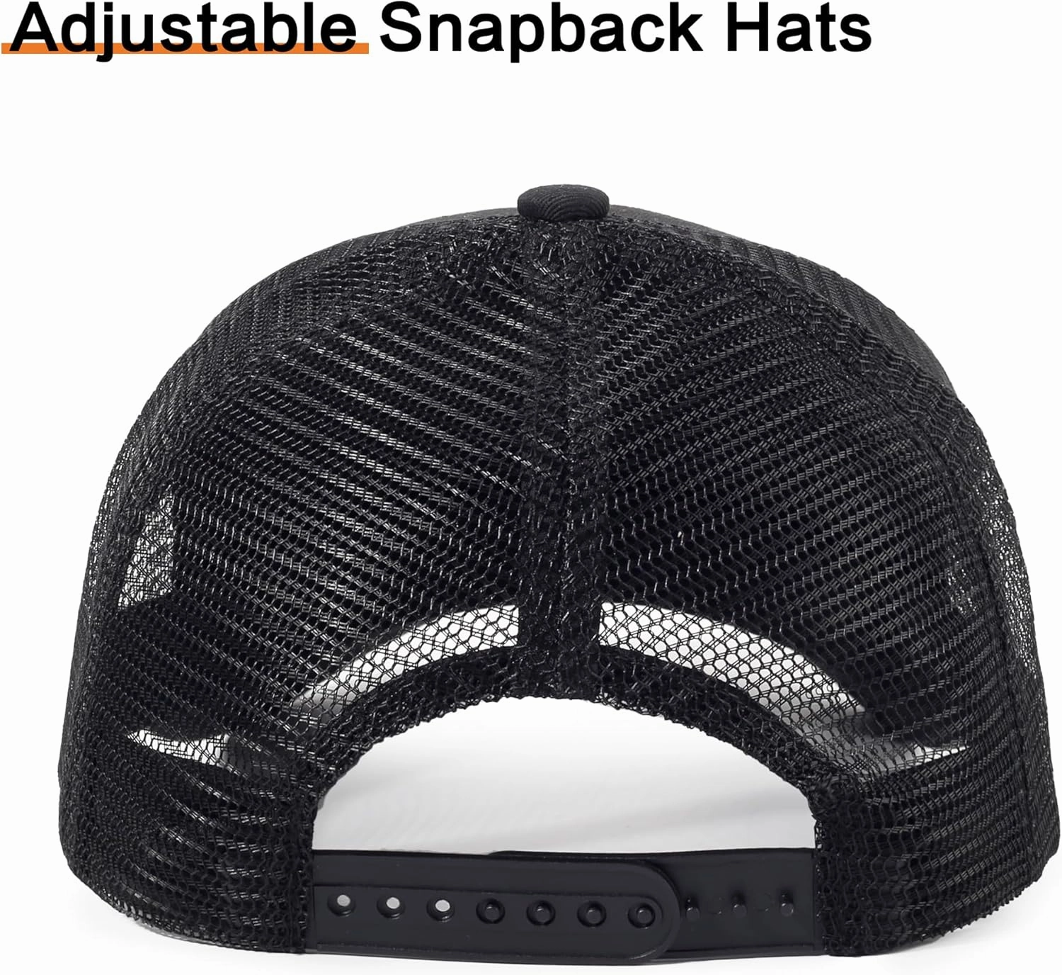 Trucker Hat Men Animal Snapback Hats Adjustable Embroidered Baseball Cap Mesh Breathable Square Patch Women Caps