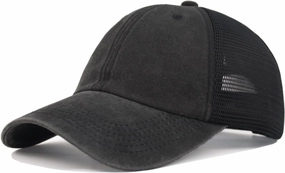 TSSGBL M, L, XL, XXL Snapback Trucker Hats Baseball Caps Adjustable Blank Mesh Back Ball Caps for Men Women